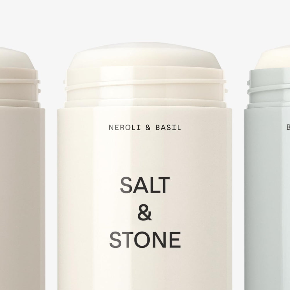 Salt & Stone Santal & Vetiver scent reveals warm, woody fragrance.