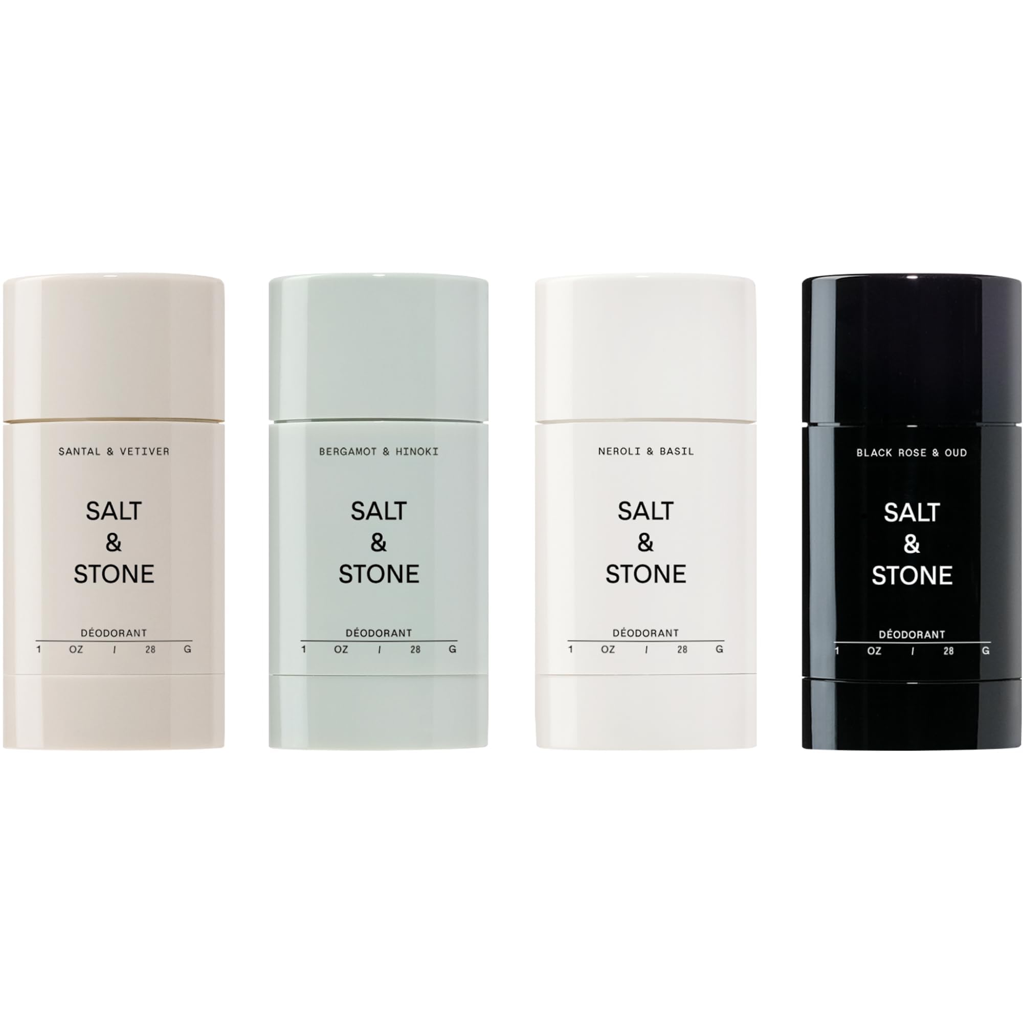 Salt &amp; Stone mini discovery set packaging ideal for trying four scents