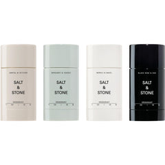 Salt &amp; Stone mini discovery set packaging ideal for trying four scents