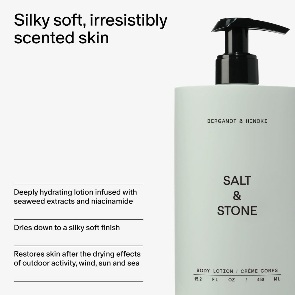 Salt & Stone bergamot-hinoki scent note evokes refreshing mood