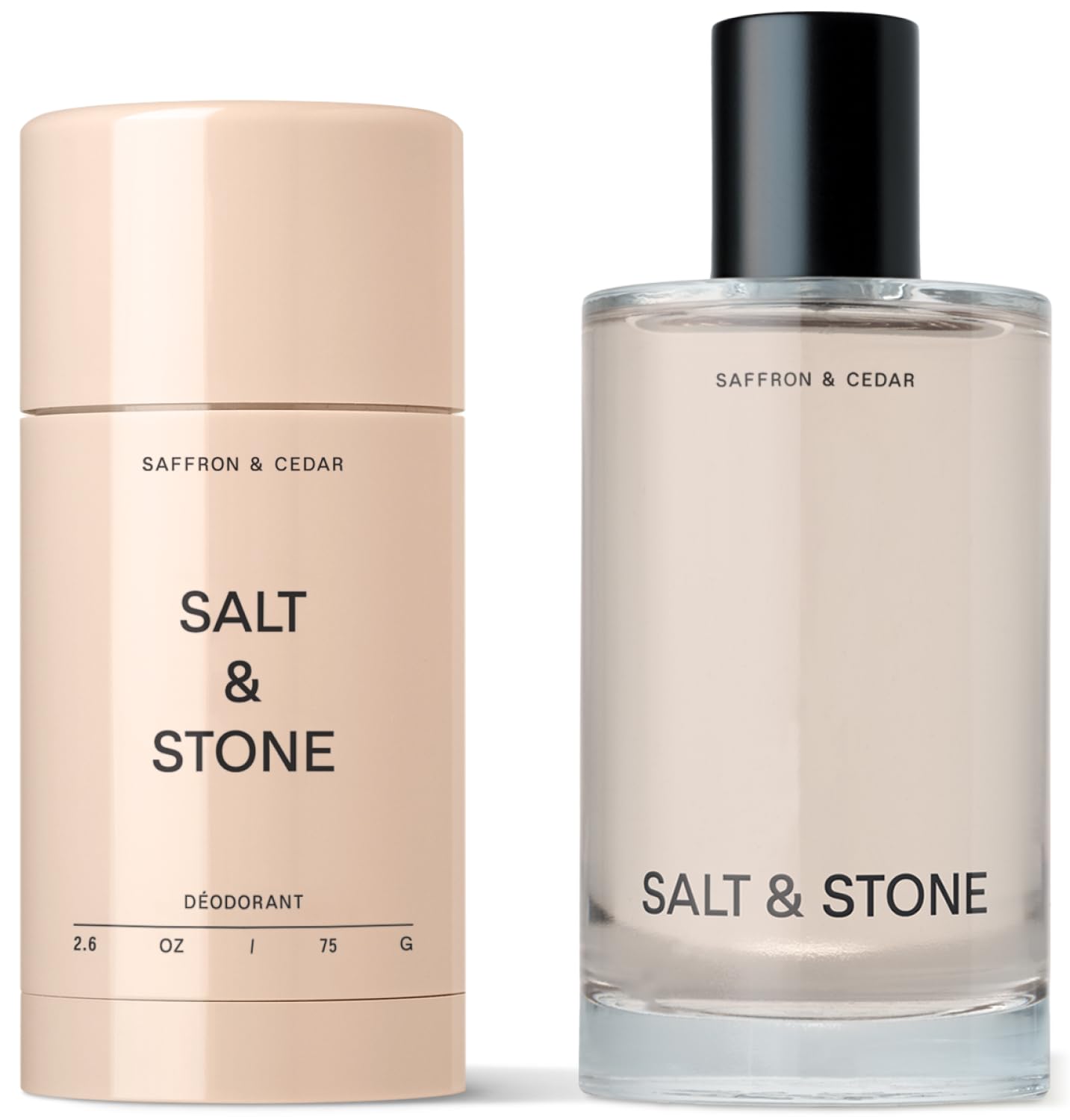 Salt & Stone signature scent duo pack with aluminum-free protection and body mist.