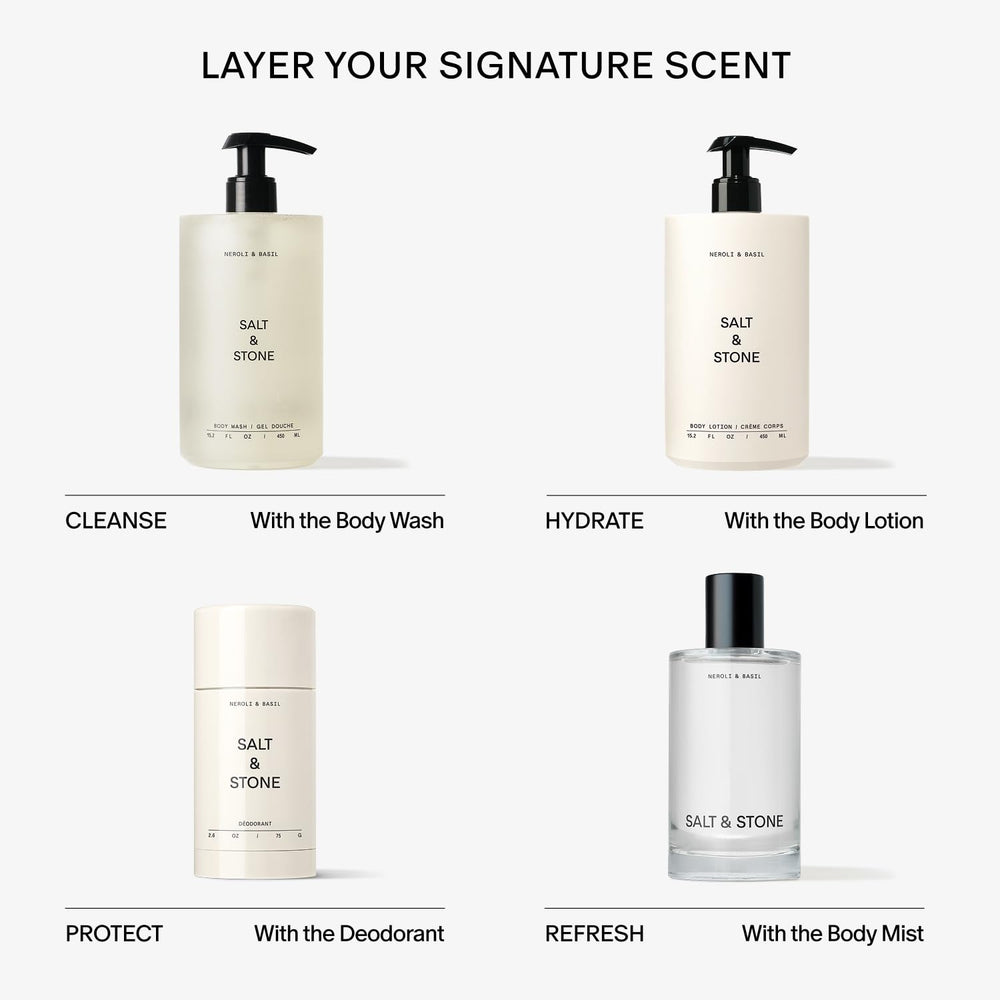 Salt & Stone travel-size 100 ml tube fits daily routines on the go.