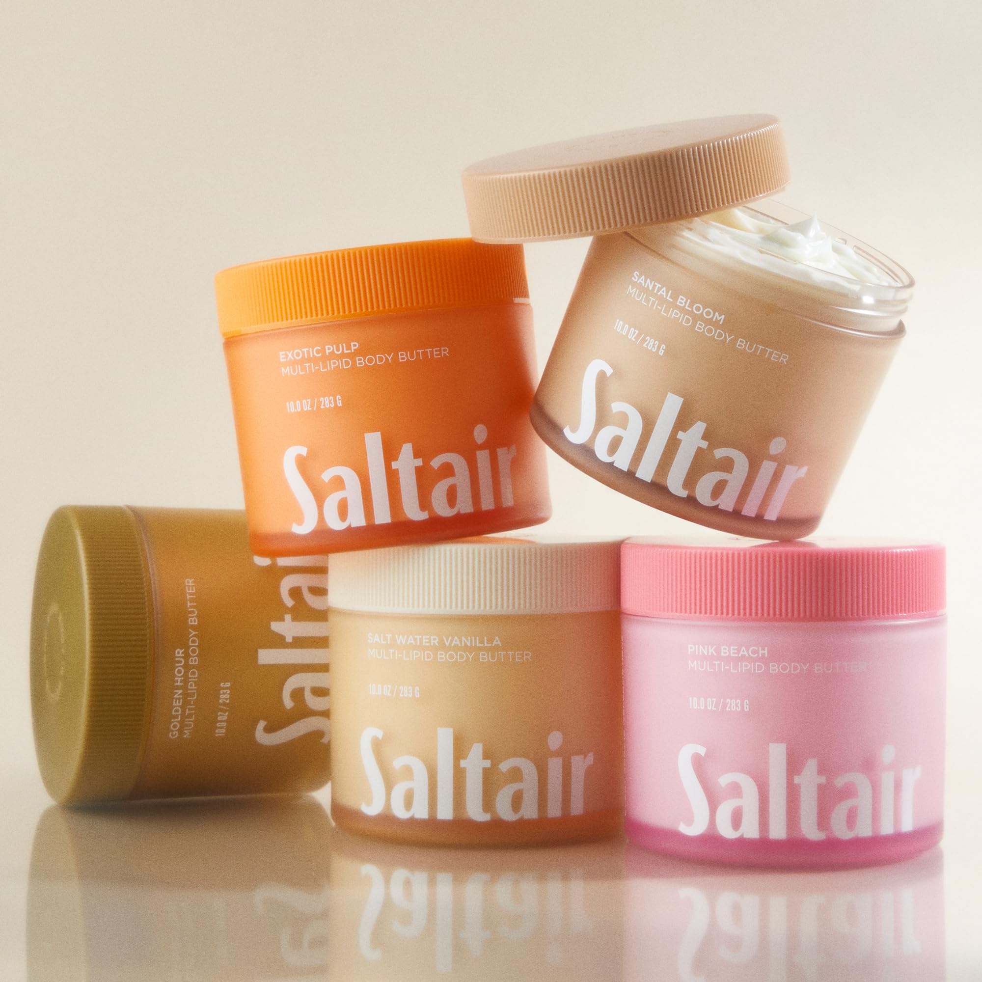 Saltair 10 oz jar demonstrates generous size and lasting hydration potential.
