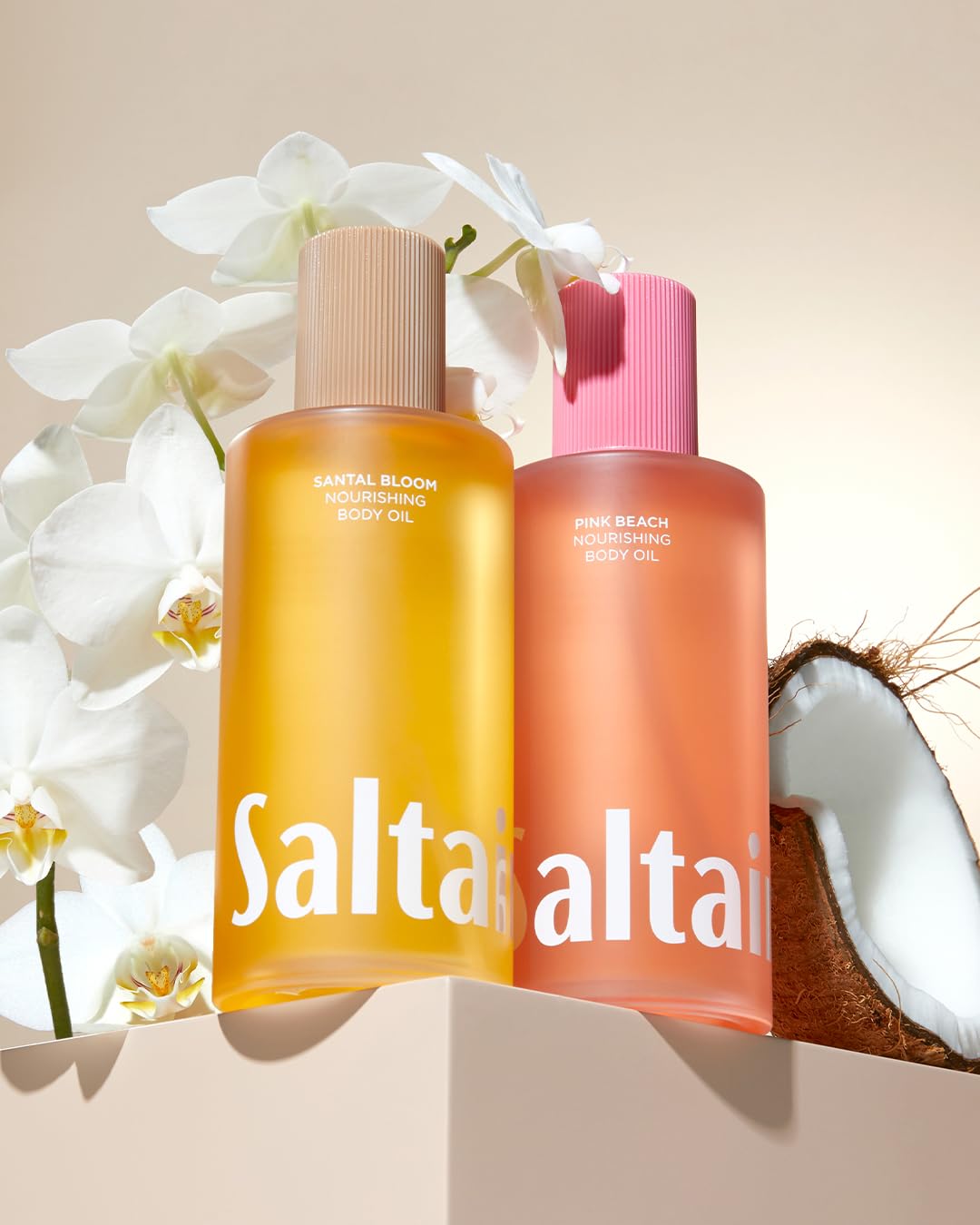 Saltair After-shower body oil on damp skin nourishes without greasiness.