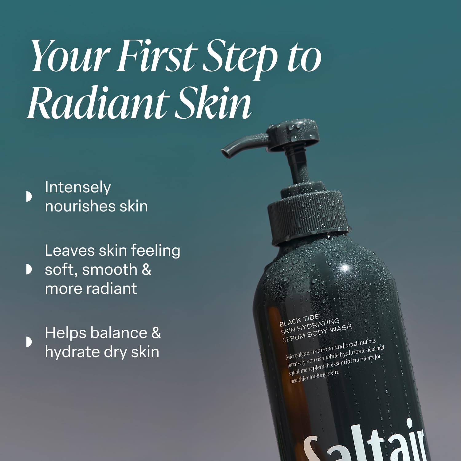 Saltair Black Tide two-pack display shows value and easy refills