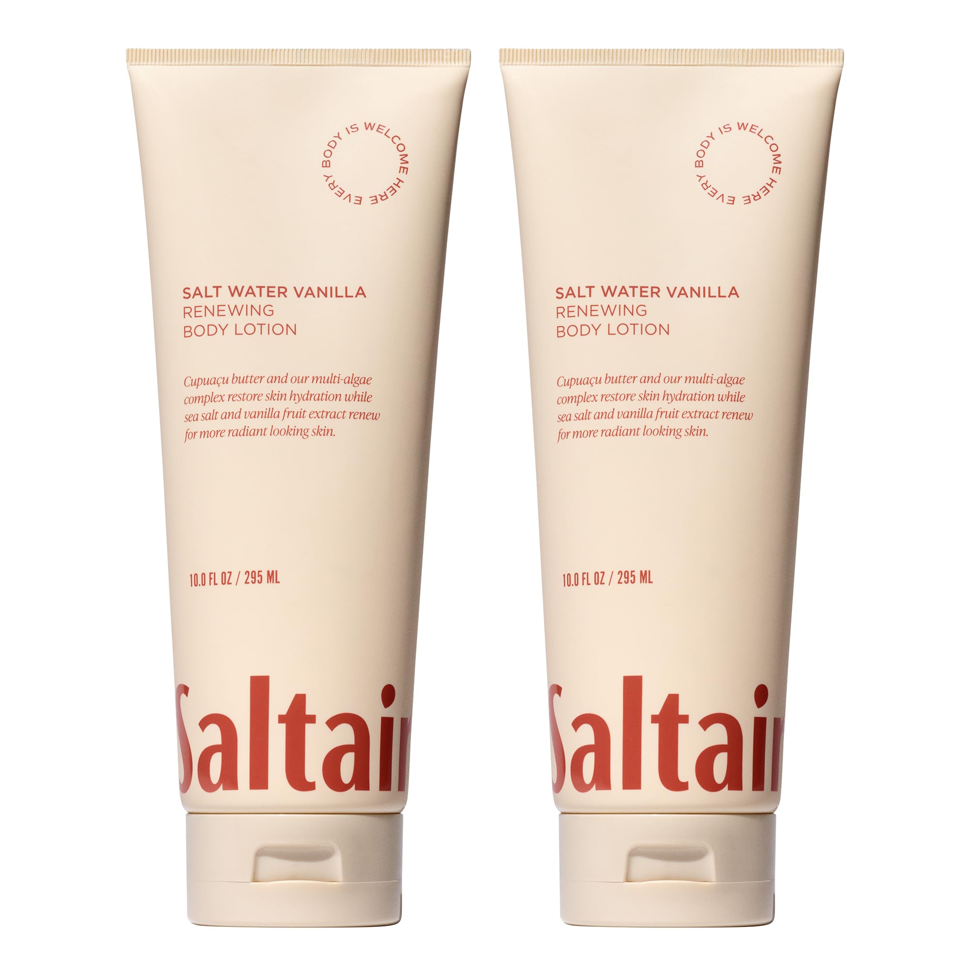 Saltair Body Lotion 2-pack tubes for everyday hydration and soft skin.