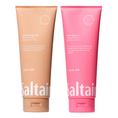 Saltair Body Lotion two-pack showcases the moisturizing duo for dry skin.