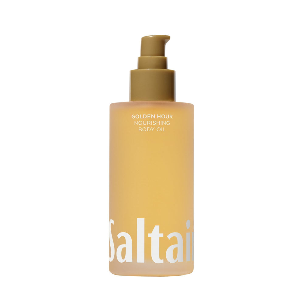 Saltair Body Oil pump bottle delivering quick hydration