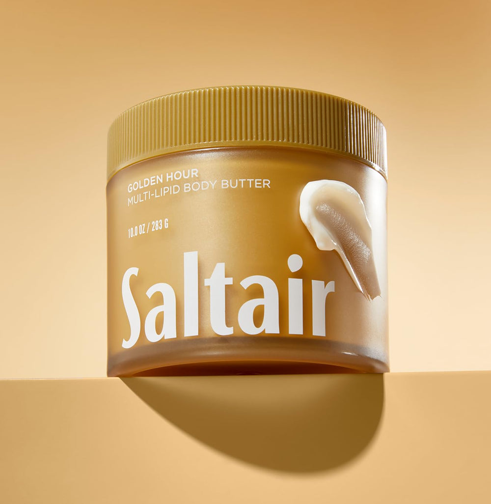 Saltair coconut oil and shea butter application yields velvety skin.