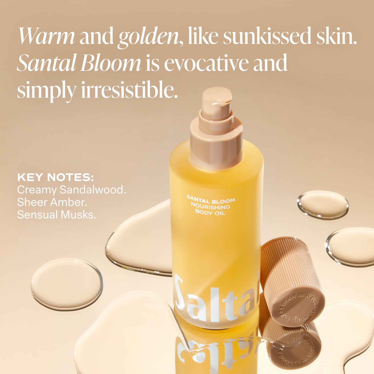 Saltair cruelty-free vegan logo signals clean, ethical skincare.