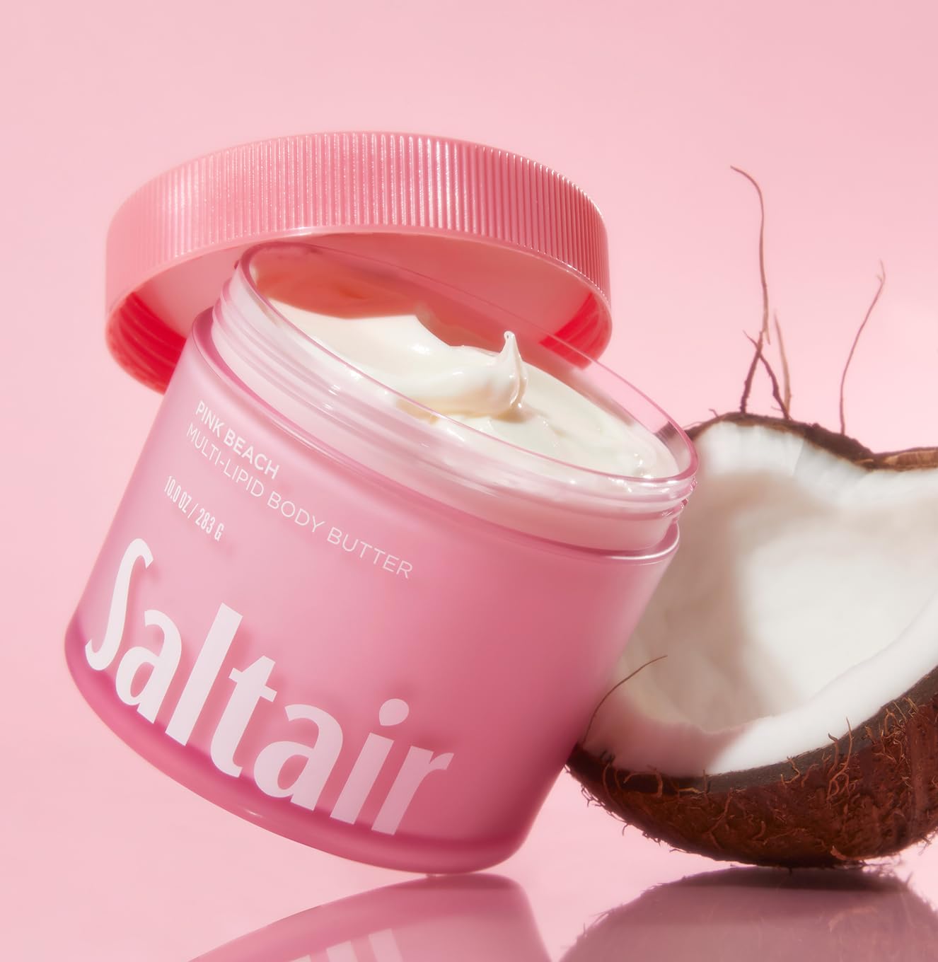 Saltair suitable-for-all-skin-types image communicates comfort for dry, oily, sensitive skin.