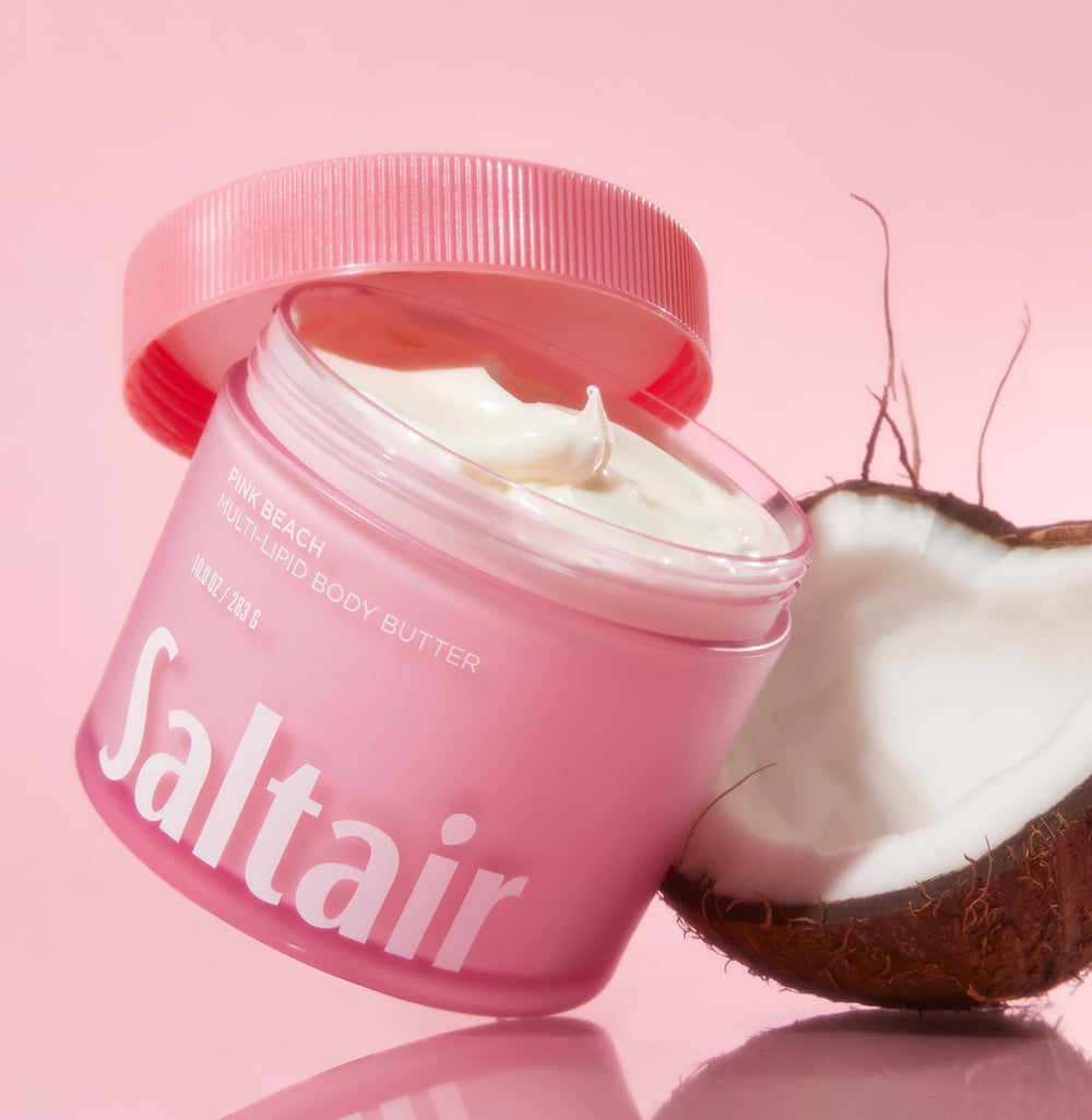 Saltair suitable-for-all-skin-types image communicates comfort for dry, oily, sensitive skin.