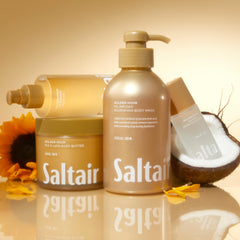Saltair Golden Hour fragrance notes uplift mood during morning showers
