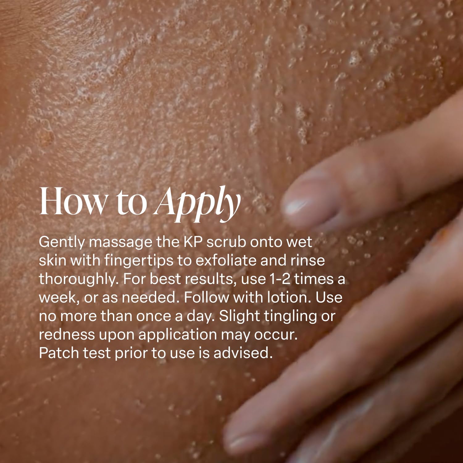 Saltair KP Body Scrub fragrance-free packshot emphasizing clean, sensitive-skin friendly formula