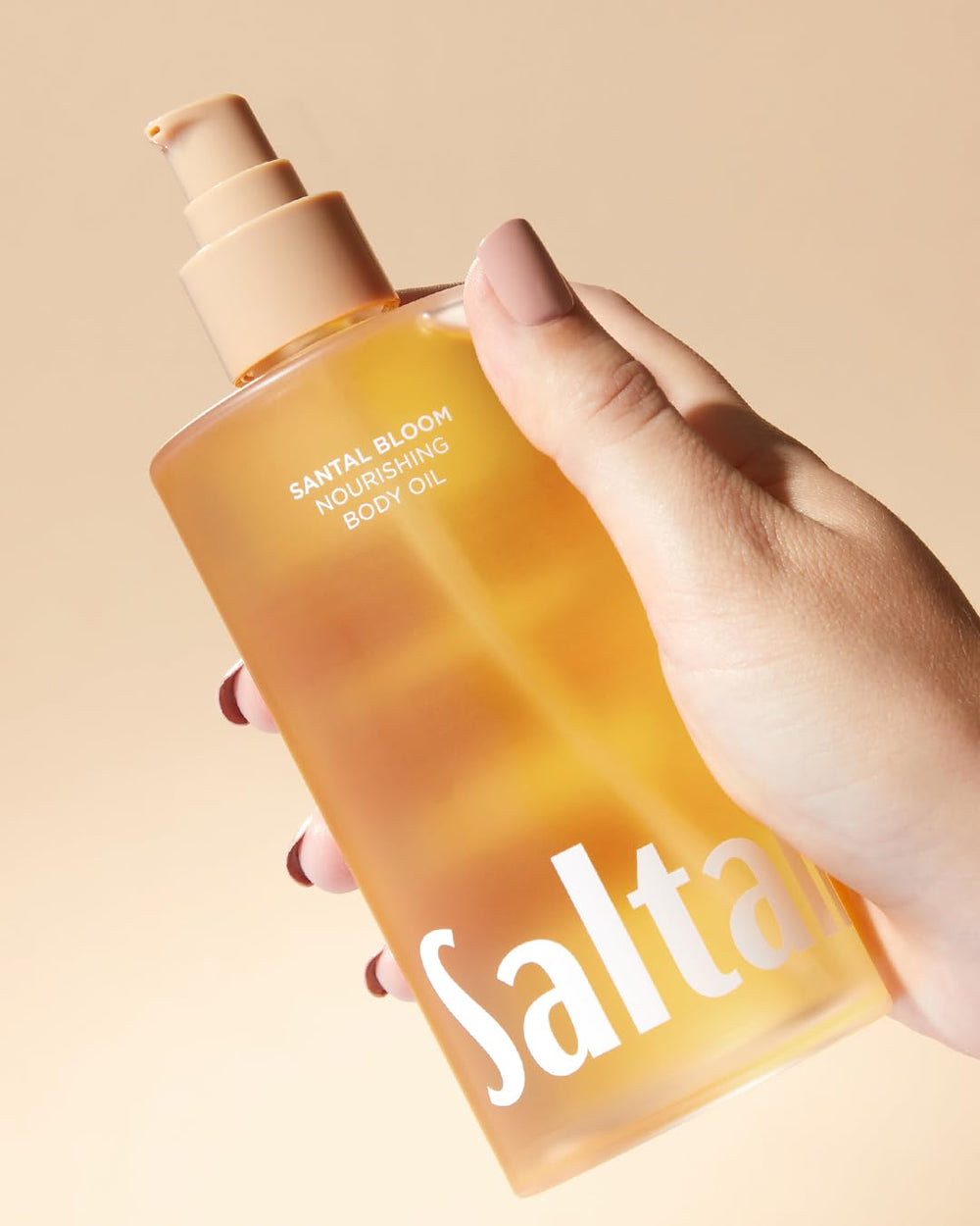 Saltair Santal Bloom packaging showcases vegan, cruelty-free formula.