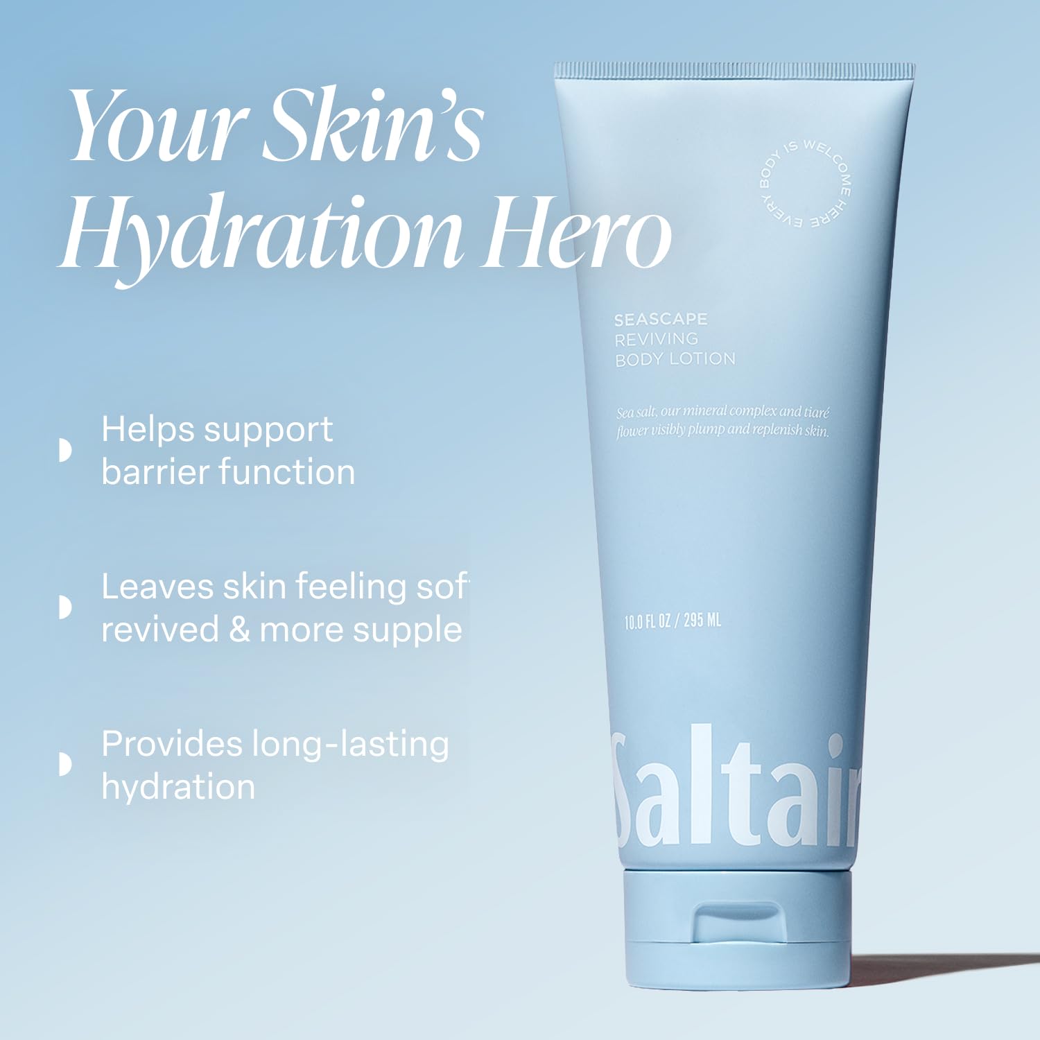 Saltair Seascape creamy texture close-up for rich moisturization