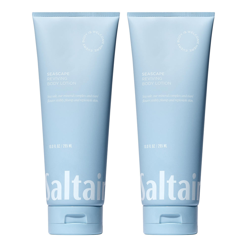 Saltair Seascape two-tube pack for smooth, hydrated skin