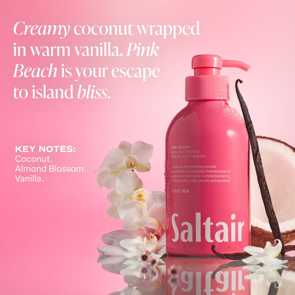 Saltair vegan, cruelty-free, paraben-free formula aligns with clean beauty.