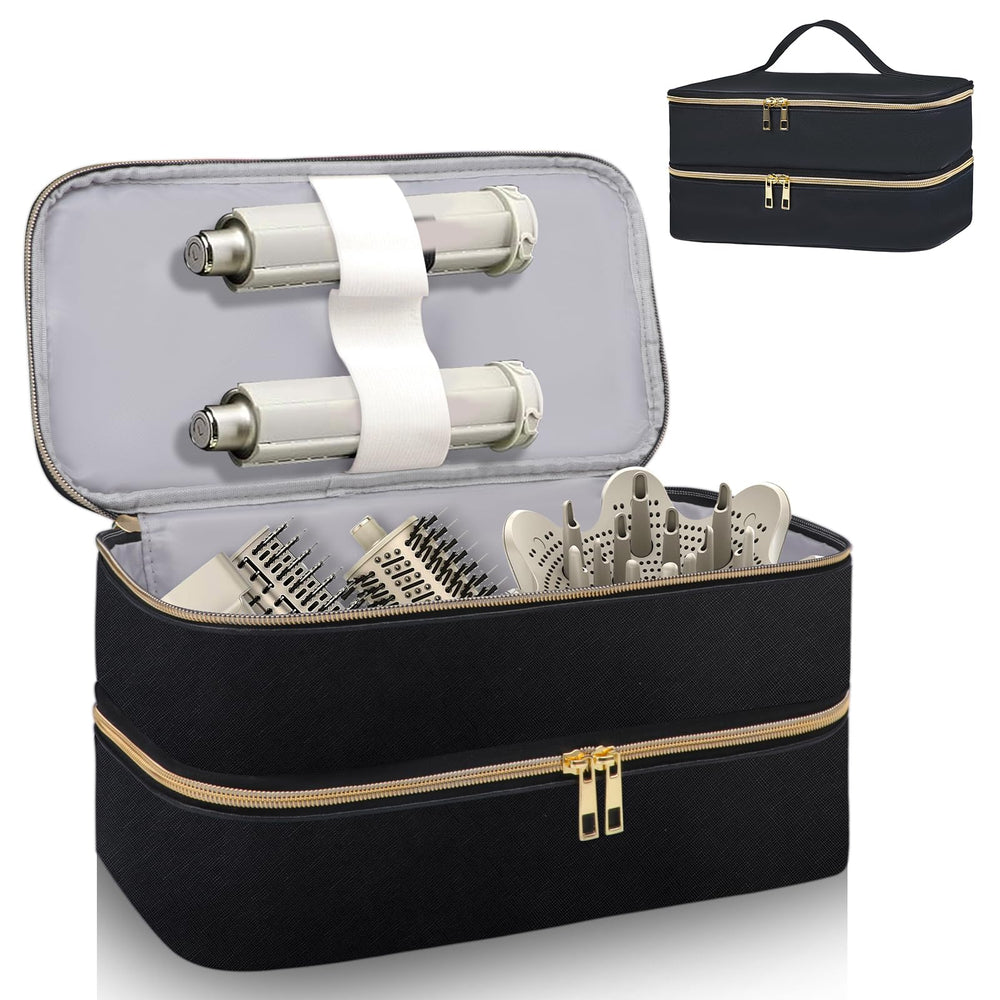 Sambois travel case exterior in PU leather showing waterproof protection for Shark Flex Style gear.