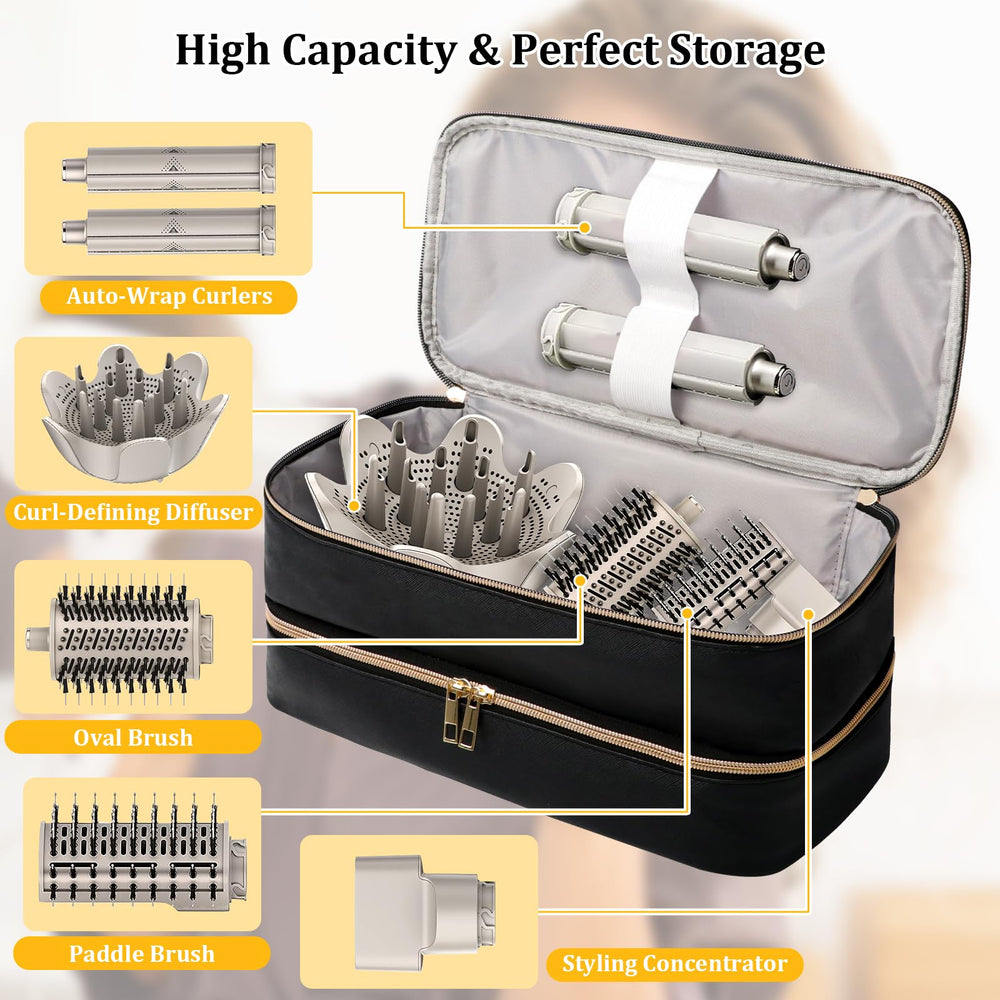 Sambois travel case interior lining highlights scratch-free storage for accessories.