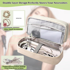 Sambois travel case Velcro strap secures the machine for organized packing.