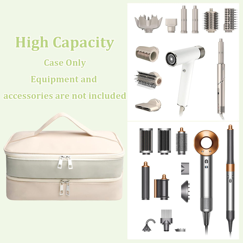 Sambois travel case waterproof PU leather exterior resists dust and moisture.