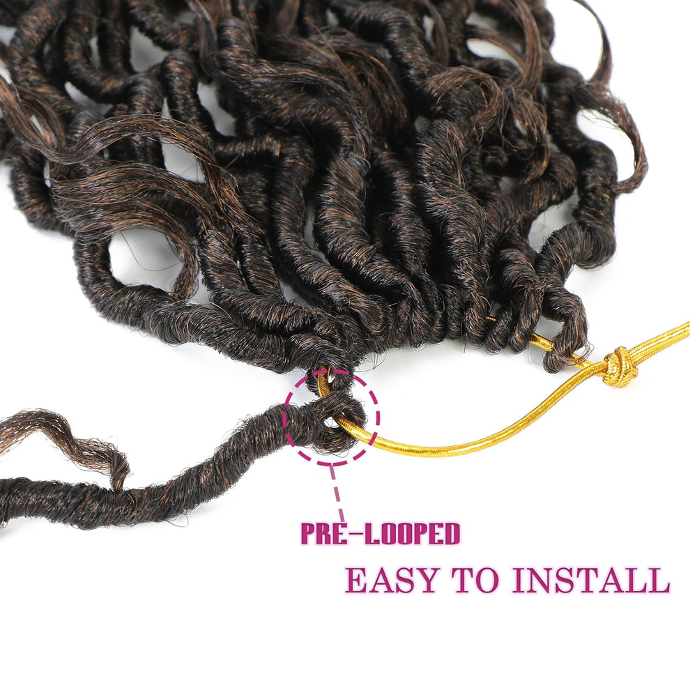 SAMBRAID Goddess Locs included crochet tool and beads image highlights DIY accessorizing options.