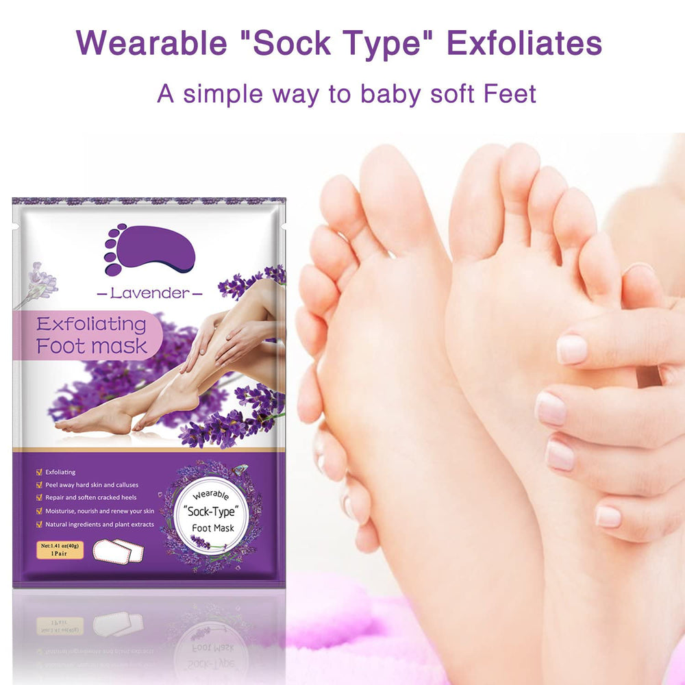 Sameriver wearable sock design foot mask ensures even coverage.