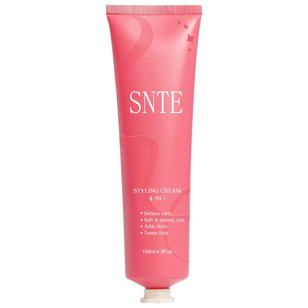 Samnyte 4-in-1 styling cream packaging ready for versatile styling and quick frizz control