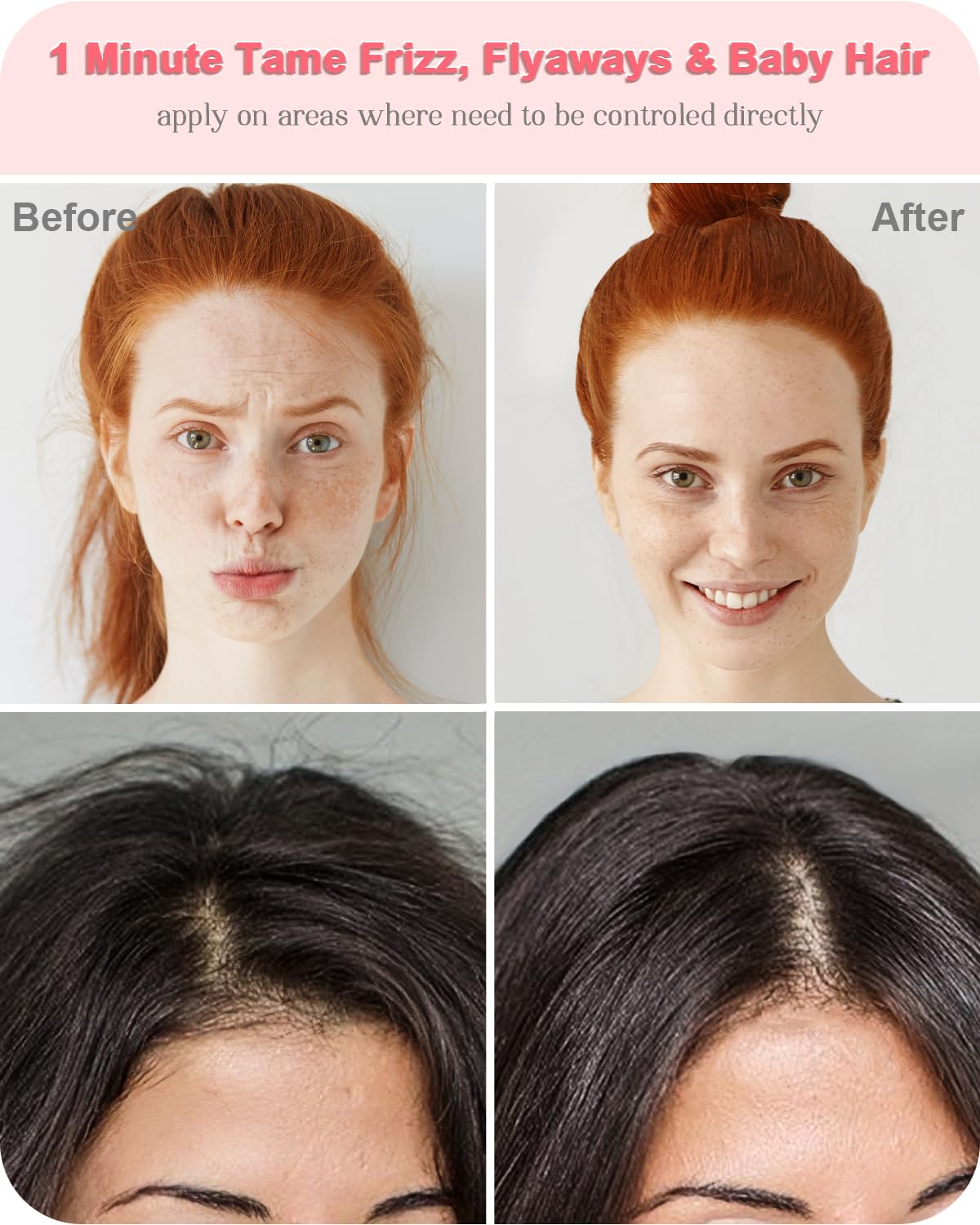 Samnyte flyaways tamer removes frizz quickly with a 60-second polish