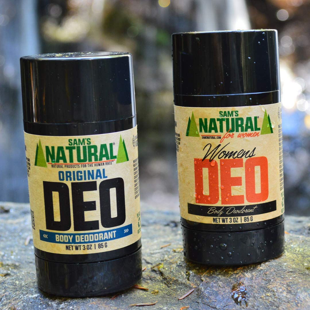 Eco-friendly packaging is recyclable plastic tube for Sam’s Natural Original.