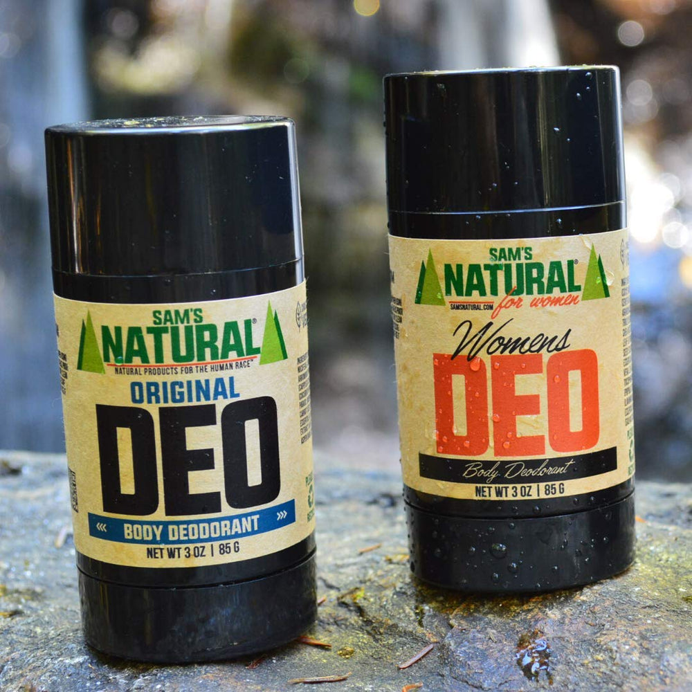 Eco-friendly packaging is recyclable plastic tube for Sam’s Natural Original.