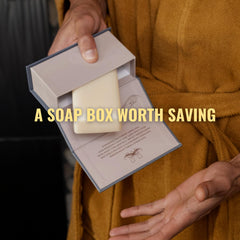 San Francisco Soap Company Man Bar Cardamom & Juniper—invigorating lather for morning routine.
