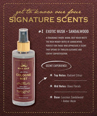 San Francisco Soap Company Man Bar Cologne Mist pulse-points application close-up