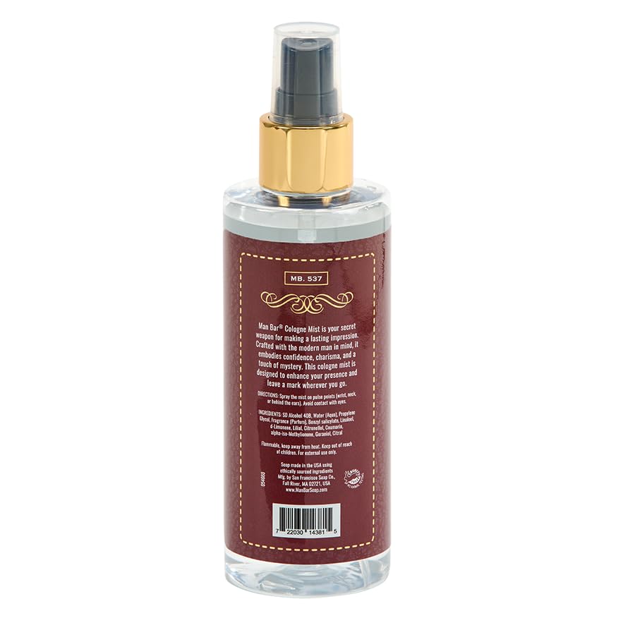 San Francisco Soap Company Man Bar Sandalwood bottle for daily refinement