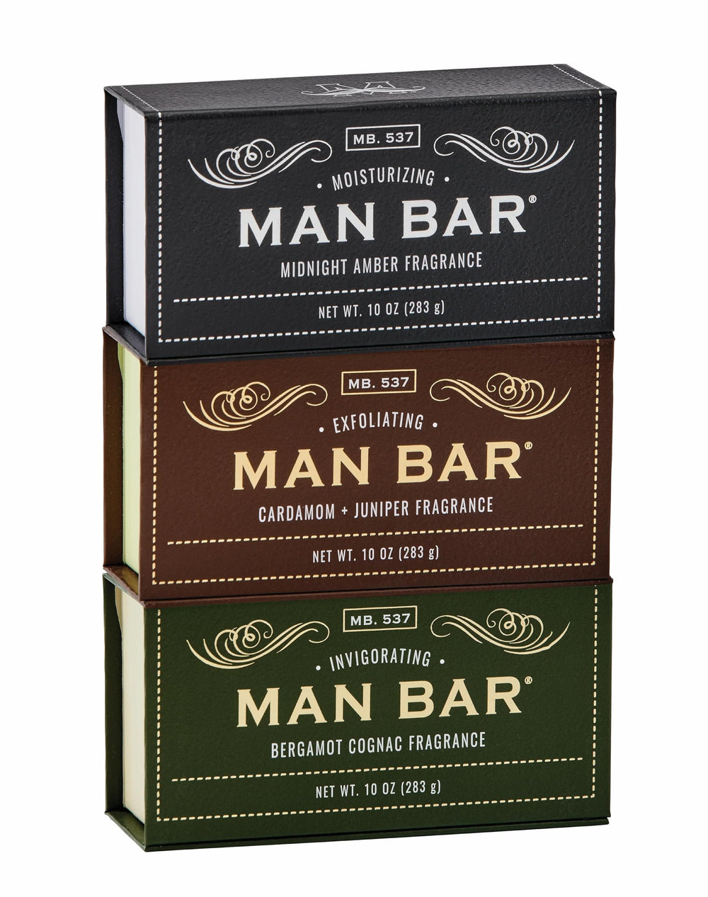San Francisco Soap Company Man Bar Midnight Amber—deep cleanse for daily shower.