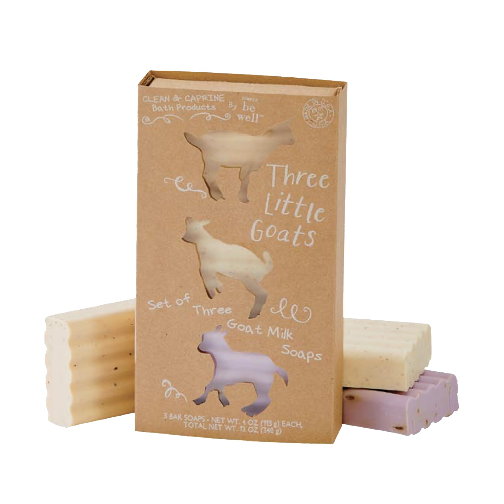 San Francisco Soap Company, conjunto de tres jabones leche de cabra, cuidado suave para la piel.