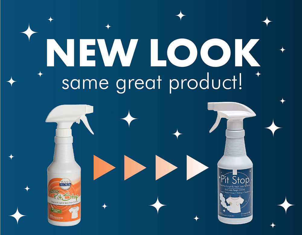 Sanco Pit Stop label closeup, highlights multi-stain effectiveness.