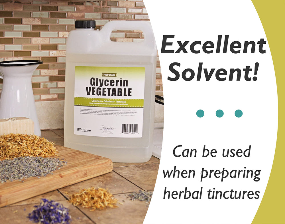 Sanco glycerin 1gal close-up conveys high-purity emollient for crafts.