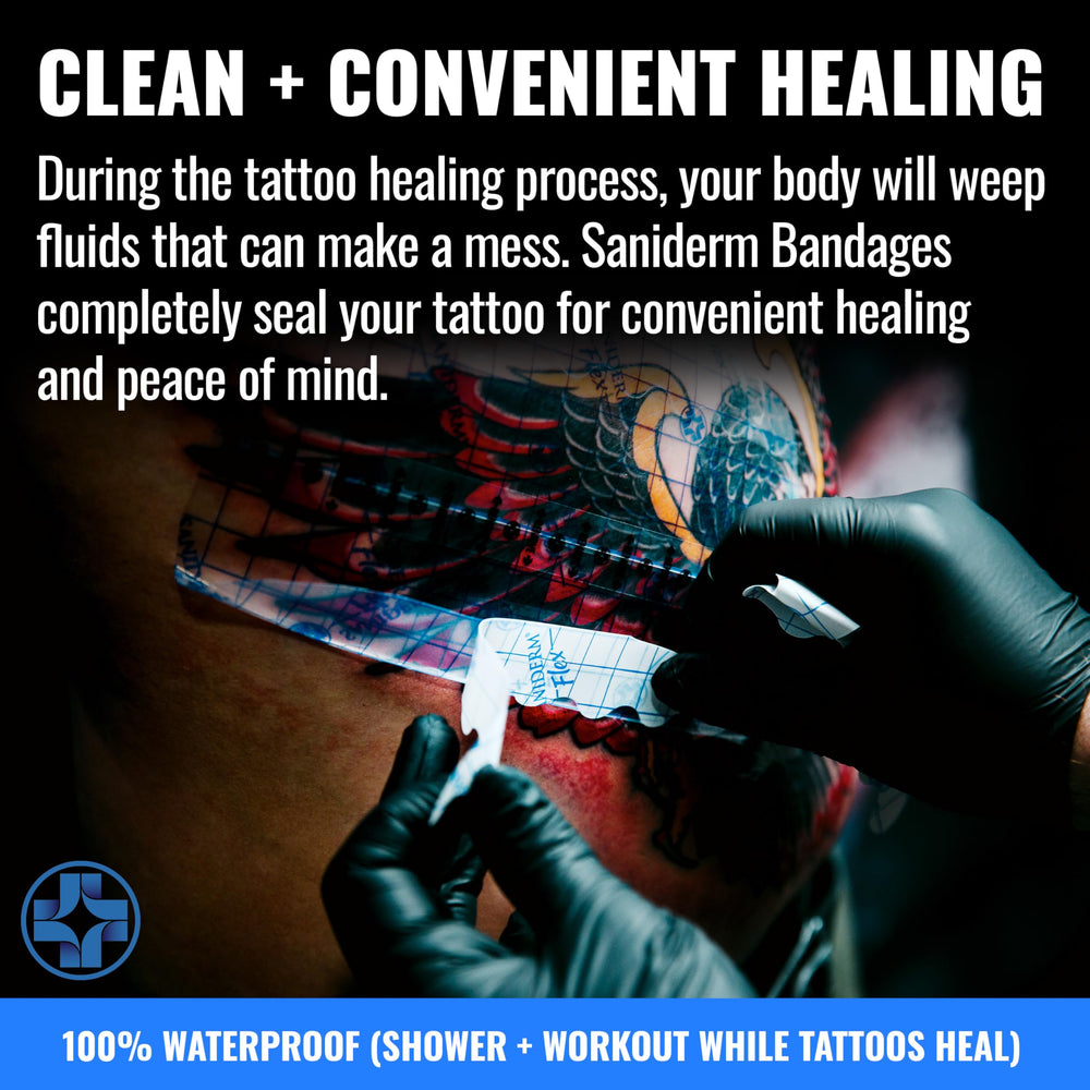 Saniderm Flex removal-ease ensures clean removal after healing.