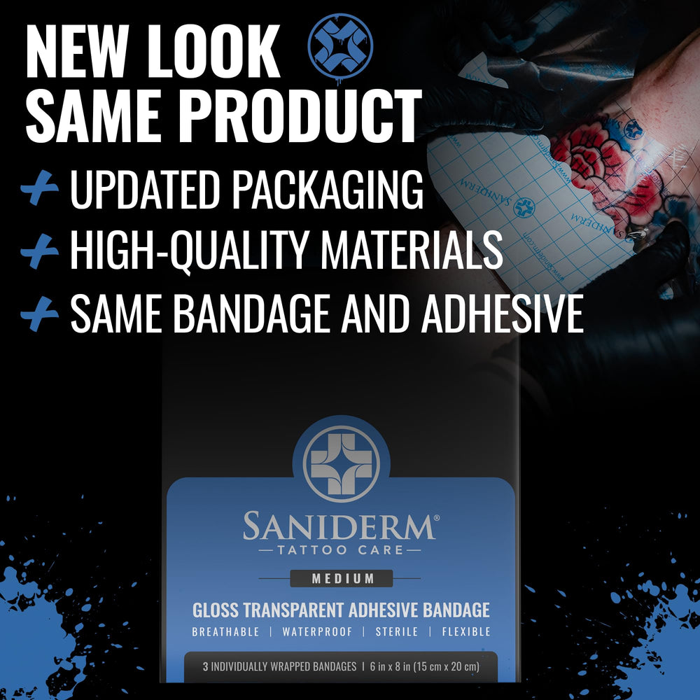 Saniderm sealed sterile bandages ensure clean, ready-to-use protection