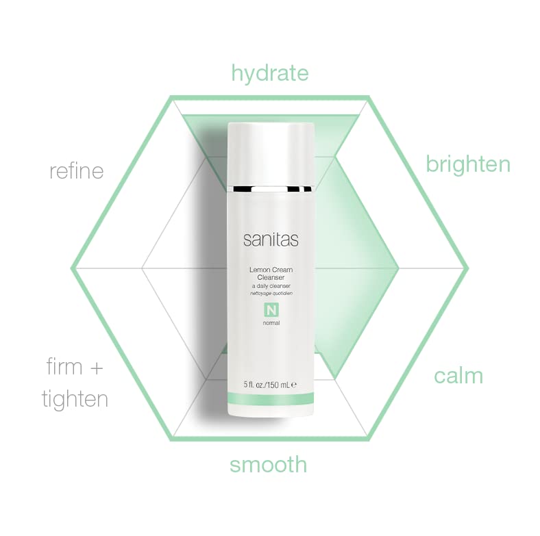 Sanitas Lemon Cream Cleanser daily skincare routine encourages refreshing mornings and clean-feeling skin.
