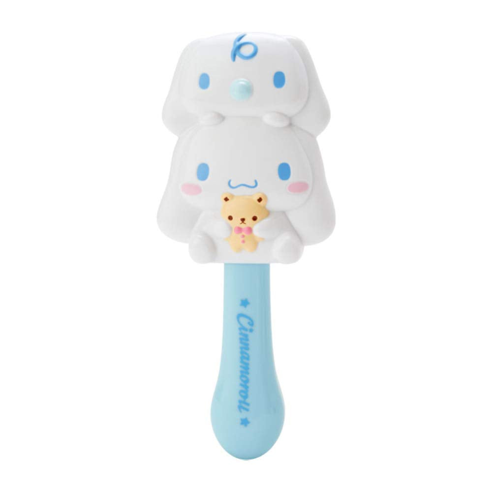Sanrio Cinnamoroll hair brush handle close-up improves grip for easy styling