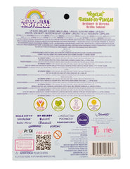 SANRIO Hello Kitty lip gloss 7-pack back view showcases portable glosses and fruity flavors.