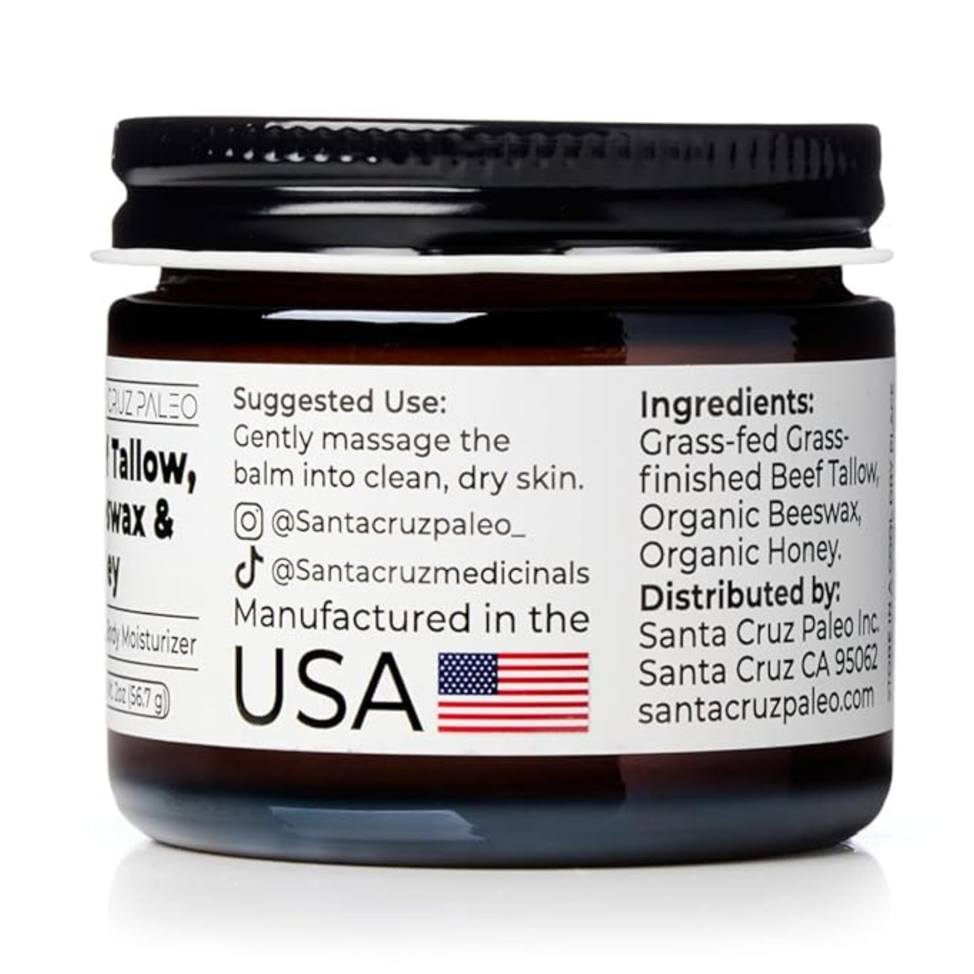 Santa Cruz Paleo minimalist paleo skincare packaging emphasizes simple routine