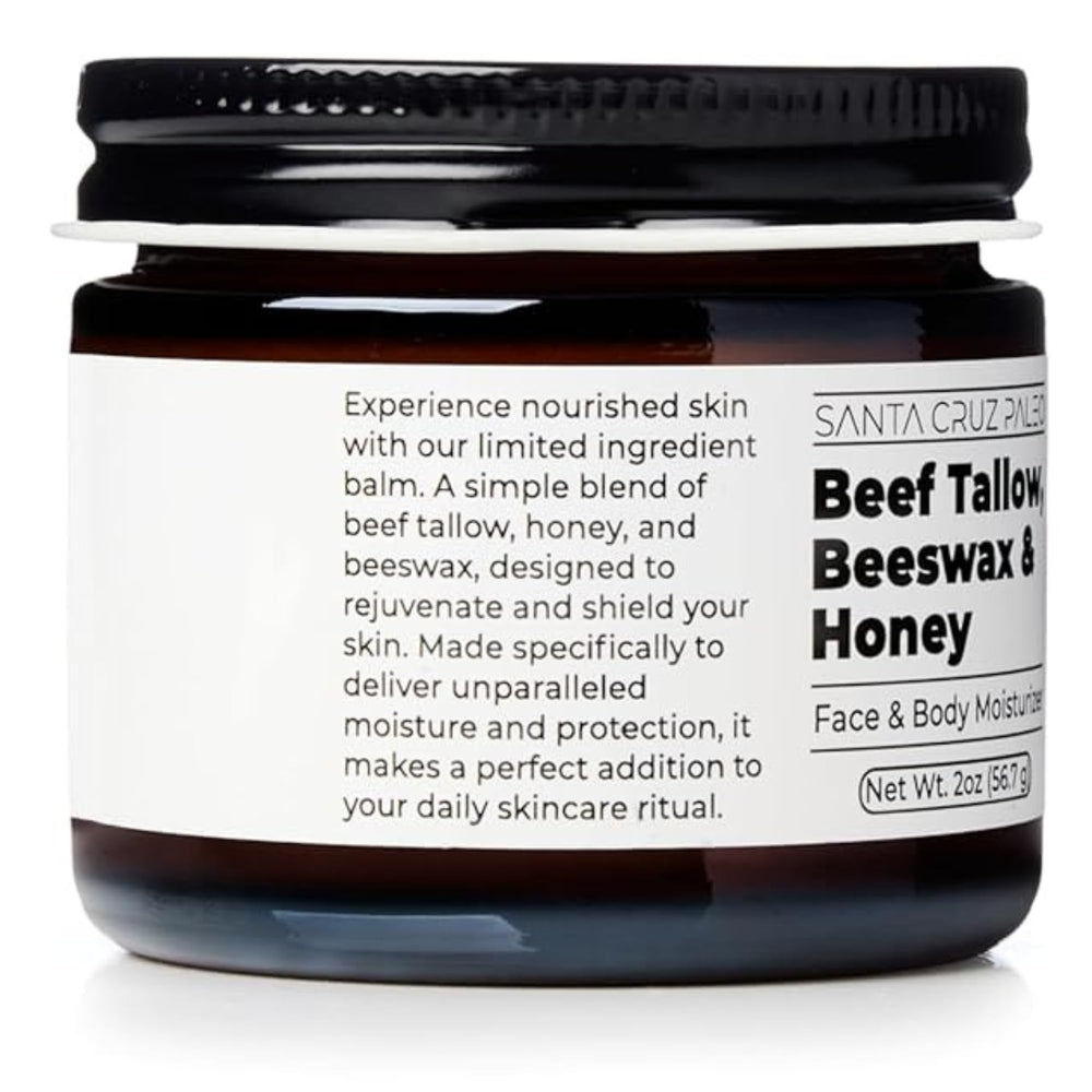 Santa Cruz Paleo skin hydration closeup showing quick absorption without shine
