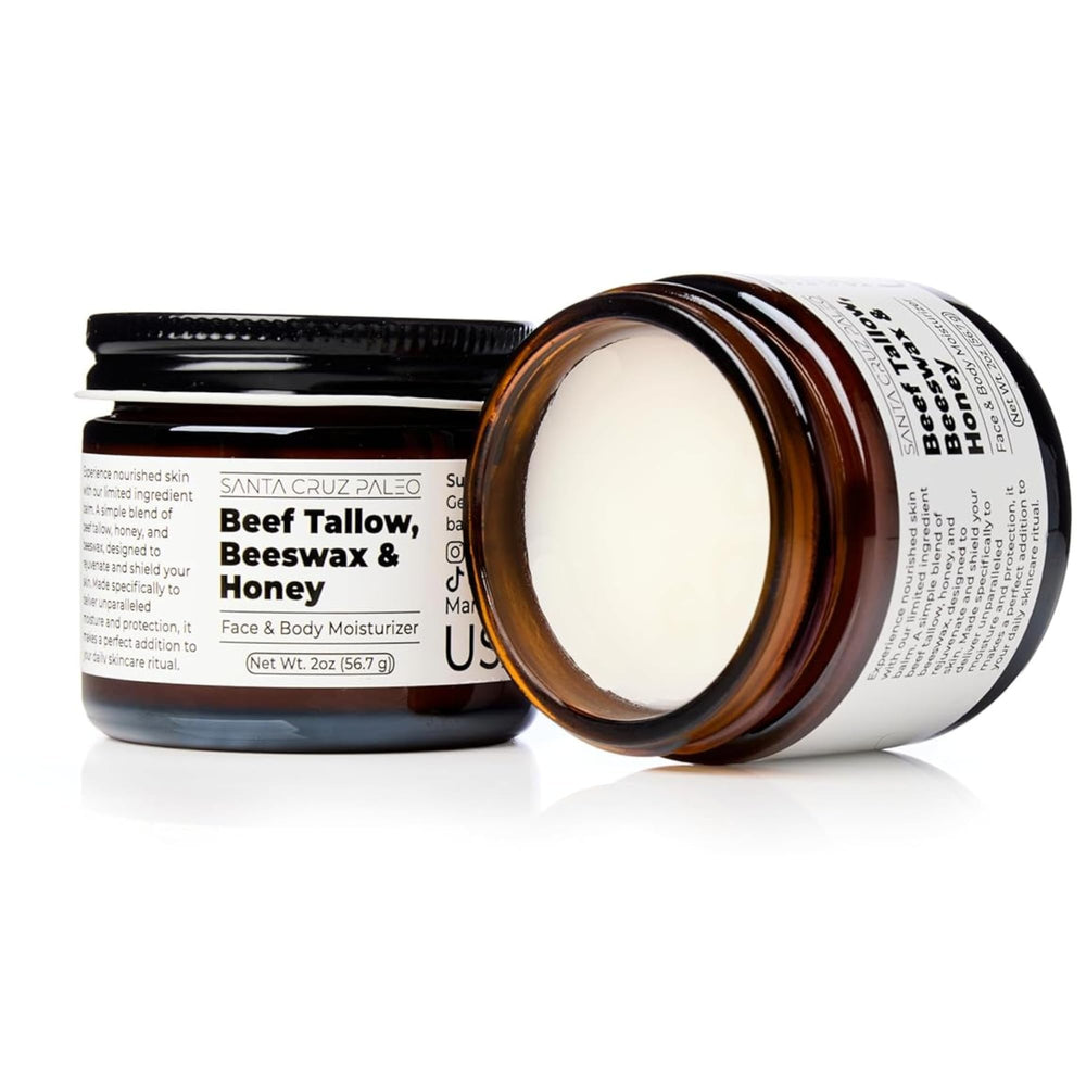 Santa Cruz Paleo sunscreen-free label indicating a simple, clean skincare option