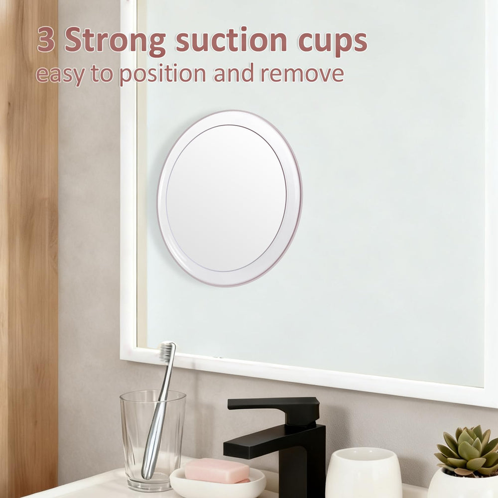 SANTOO real glass mirror delivering distortion-free reflections for makeup accuracy