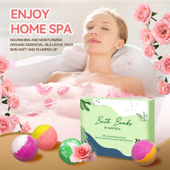 Santrela bath bombs fragrance variety image highlights 10 scents for every mood