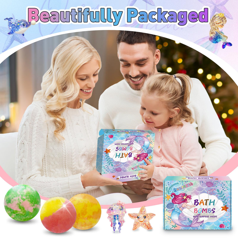 Santrela bath bombs come in a gift-ready box, perfect for gifting occasions